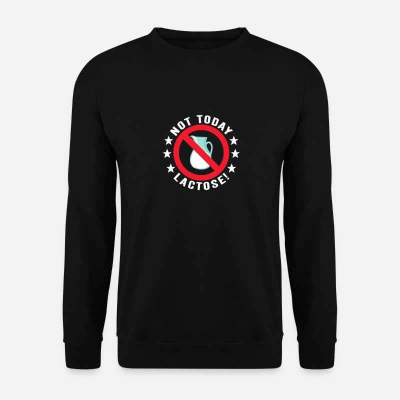 Lactose intolerance Lactose intolerant - Unisex Sweatshirt - black