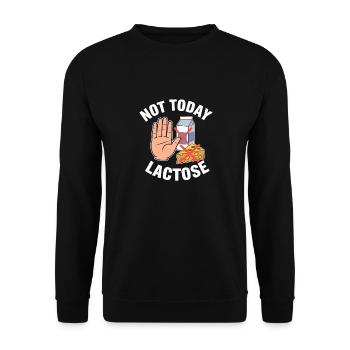 Intolérance au lactose Intolérance au lactose - Sweat-shirt Unisexe - noir - Devant - Alina (178cm) & Michal (187cm)