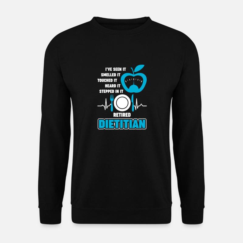 Dietitian Retired Dietitian - Unisex Sweatshirt - black