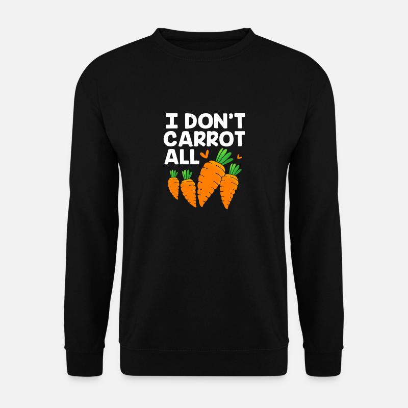 Carrot Vegetables - Unisex Sweatshirt - black