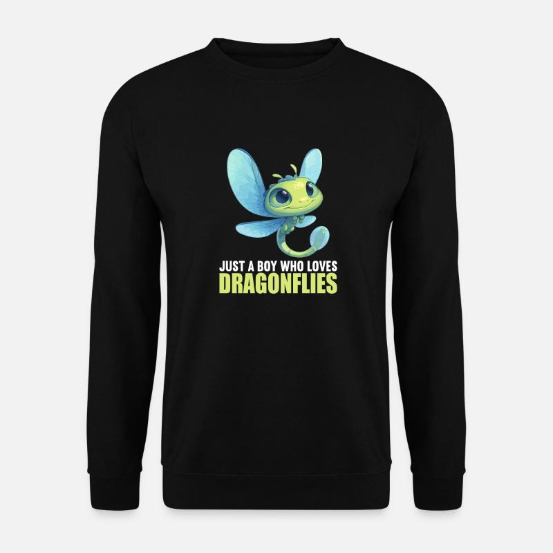 Libellen Libelle - Unisex Pullover - Schwarz