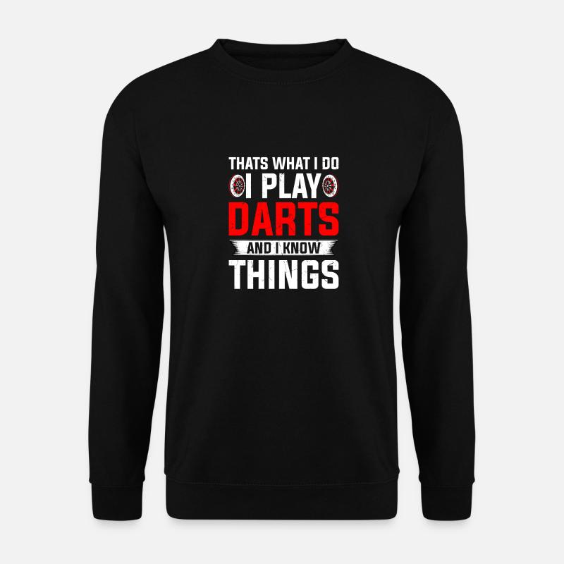 Darts Player 180 Dart - Unisex Sweatshirt - black