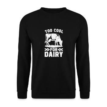 Intolérance au lactose Intolérance au lactose - Sweat-shirt Unisexe - noir - Devant - Alina (178cm) & Michal (187cm)