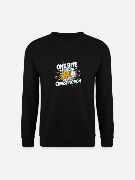 Lactose intolerance Lactose intolerant - Unisex Sweatshirt - black