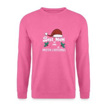 Best Mom ever merry christmas last minute Geschenk - Unisex Pullover - Pink - Vorne