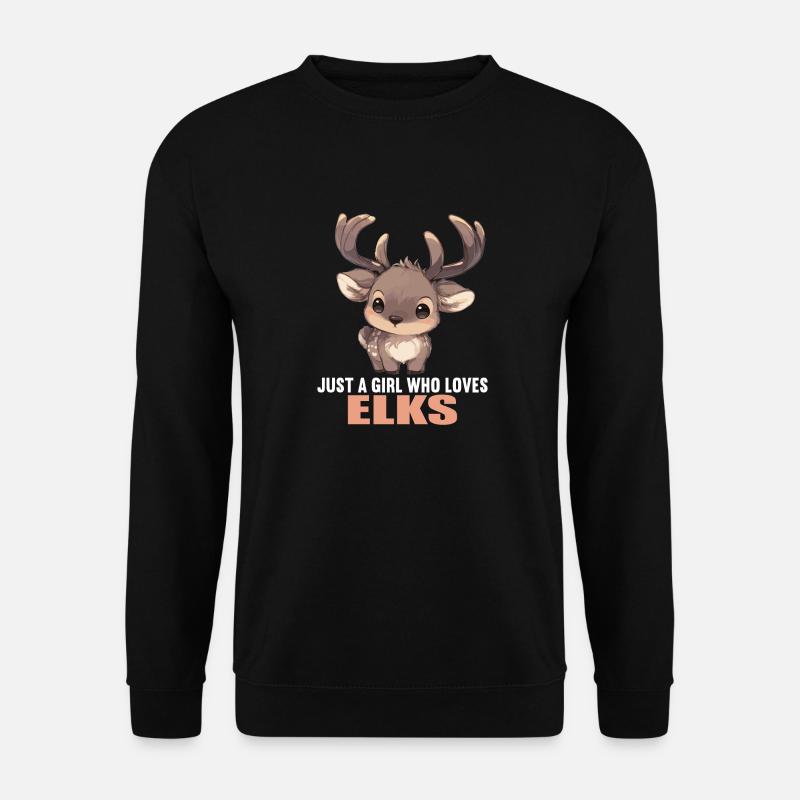 Moose Moose - Unisex Sweatshirt - black