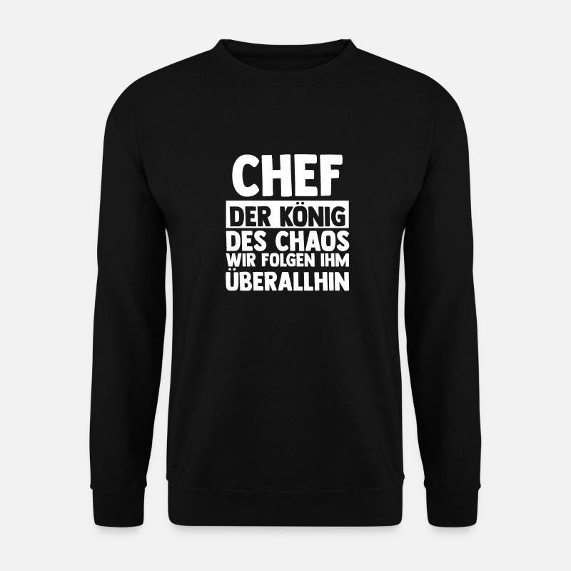 Teamleiter Chef Abschied - Unisex Pullover - Schwarz