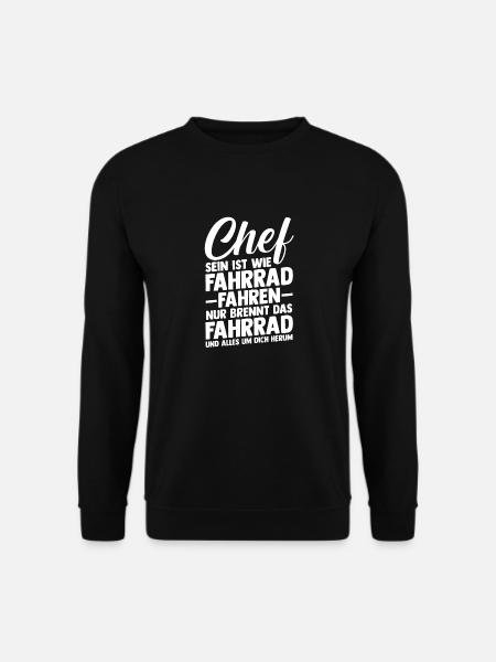 Teamleiter Chef Abschied - Unisex Pullover - Schwarz