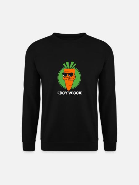 Karotte Gemüse - Unisex Pullover - Schwarz