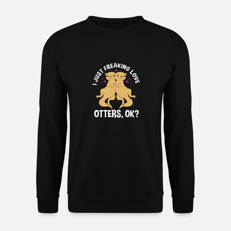 Otter - Unisex Sweatshirt - black