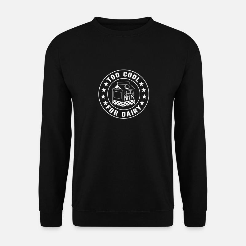 Lactose intolerance Lactose intolerant - Unisex Sweatshirt - black