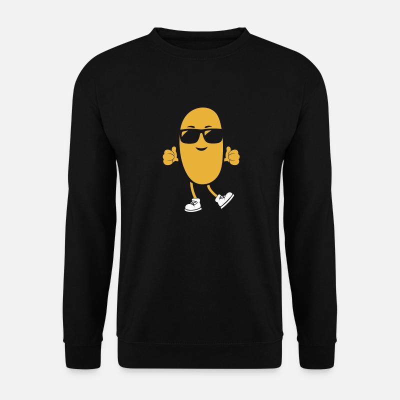 Erdnuss - Unisex Pullover - Schwarz