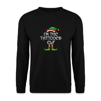 Je suis le lutin tatoué chemise assortie famille - Sweat-shirt Unisexe - noir - Devant - Alina (178cm) & Michal (187cm)