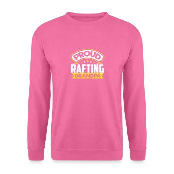 Sports Papy Rafting Papi - Sweat-shirt Unisexe - rose - Devant