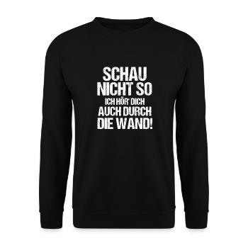 Neighborhood Best Neighbor - Unisex Sweatshirt - black - Front - Alina (178cm) & Michal (187cm)