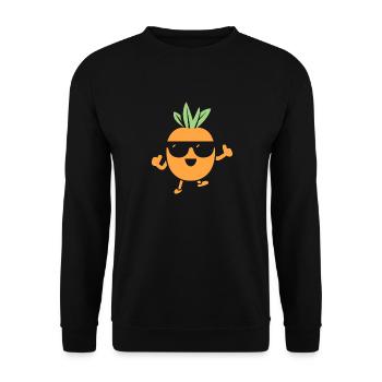 Carrot - Unisex Sweatshirt - black - Front - Alina (178cm) & Michal (187cm)