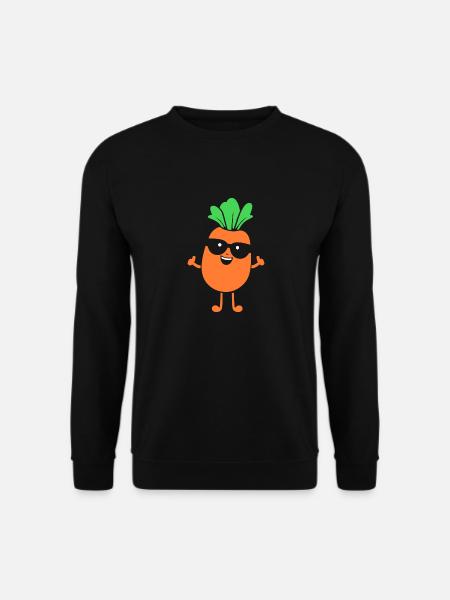 Carrot - Unisex Sweatshirt - black