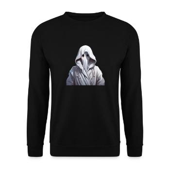 GEIST - Sweat-shirt Unisexe - noir - Devant - Alina (178cm) & Michal (187cm)