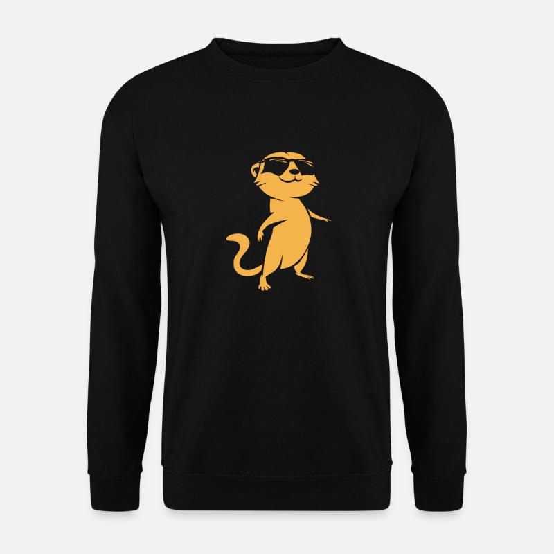 Erdmännchen - Unisex Pullover - Schwarz