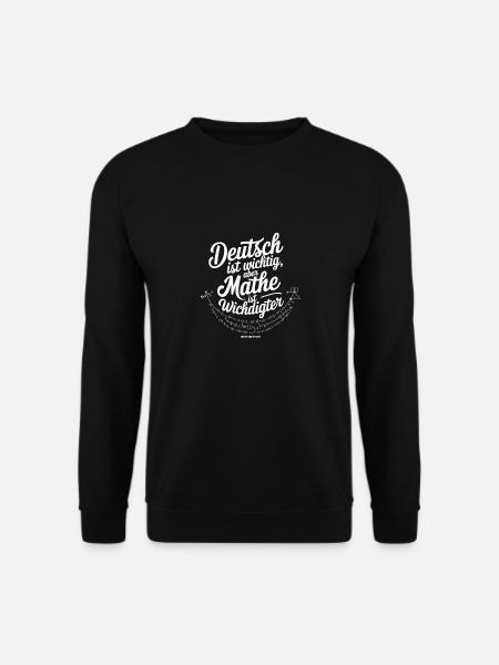 Untitled Project Deutsch ist wichtig - Unisex Pullover - Schwarz