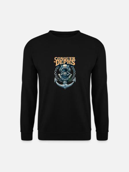 Conquer The Dephs - Unisex Pullover - Schwarz
