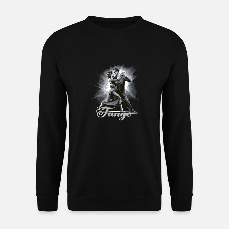 Tango Tanz für einen Tango Tänzer Tänzerinnen - Unisex Pullover - Schwarz