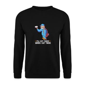 Facteur - Sweat-shirt Unisexe - noir - Devant - Alina (178cm) & Michal (187cm)