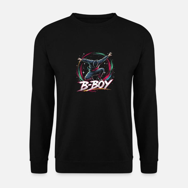B-Boy Breakdance Breakdancer Urban Hip Hop - Unisex Pullover - Schwarz