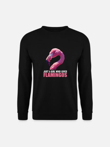 Flamingos Flamingo - Unisex Pullover - Schwarz