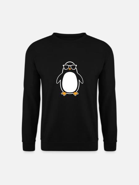 Penguin - Unisex Sweatshirt - black