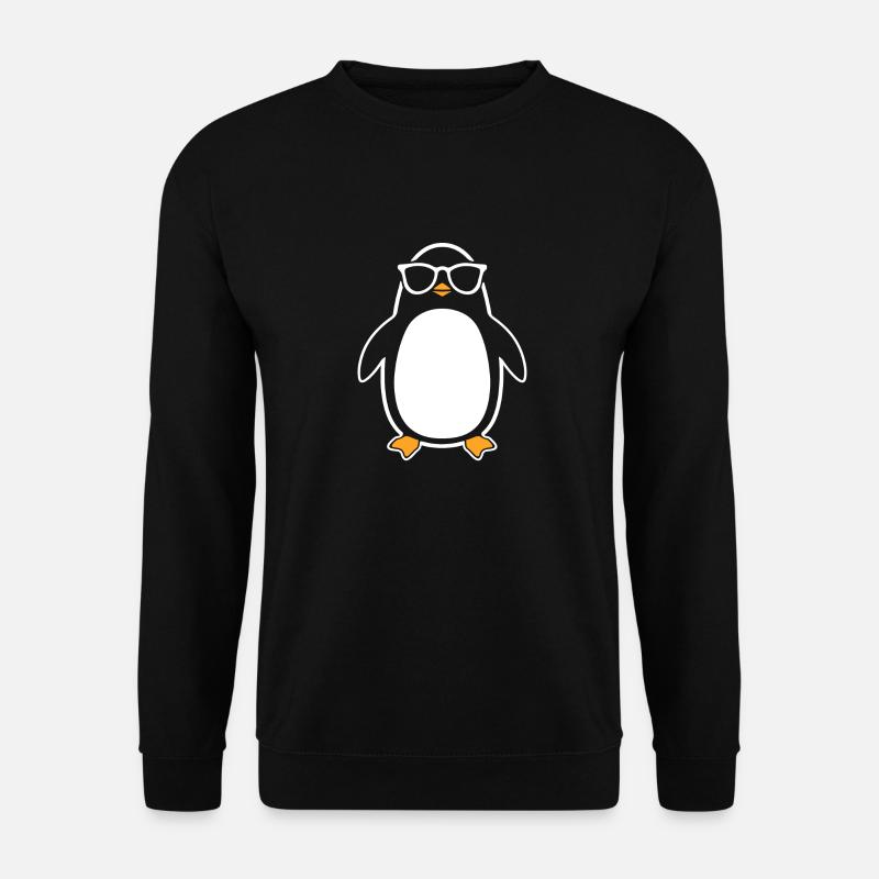 Pingouin - Sweat-shirt Unisexe - noir