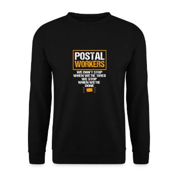 Facteur - Sweat-shirt Unisexe - noir - Devant - Alina (178cm) & Michal (187cm)