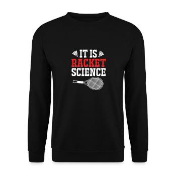 Badminton - Unisex Pullover - Schwarz - Vorne - Alina (178cm) & Michal (187cm)