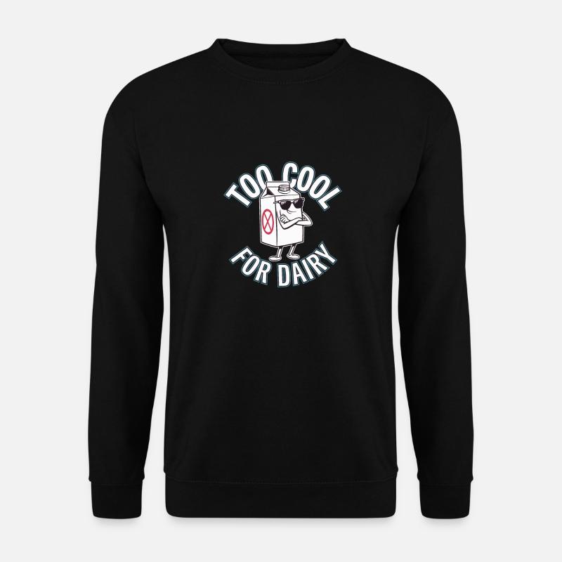 Lactose intolerance Lactose intolerant - Unisex Sweatshirt - black
