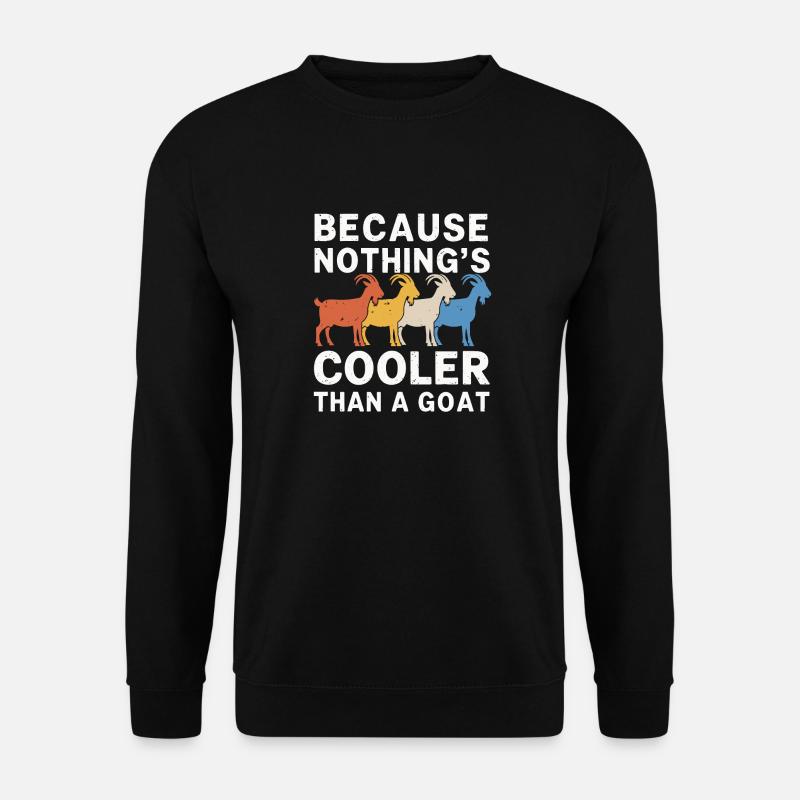 Chèvre - Sweat-shirt Unisexe - noir