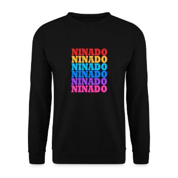 Tornado Birthday Children's Birthday Party - Unisex Sweatshirt - black - Front - Alina (178cm) & Michal (187cm)