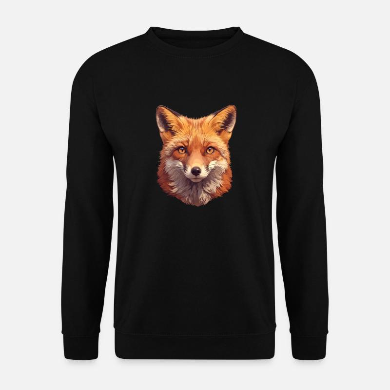 Füchse Fuchs - Unisex Pullover - Schwarz