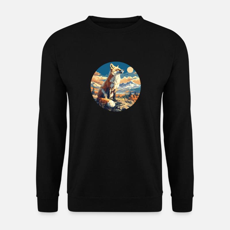 Foxes Fox - Unisex Sweatshirt - black