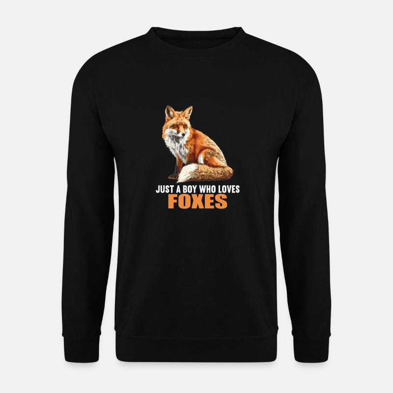Foxes Fox - Unisex Sweatshirt - black