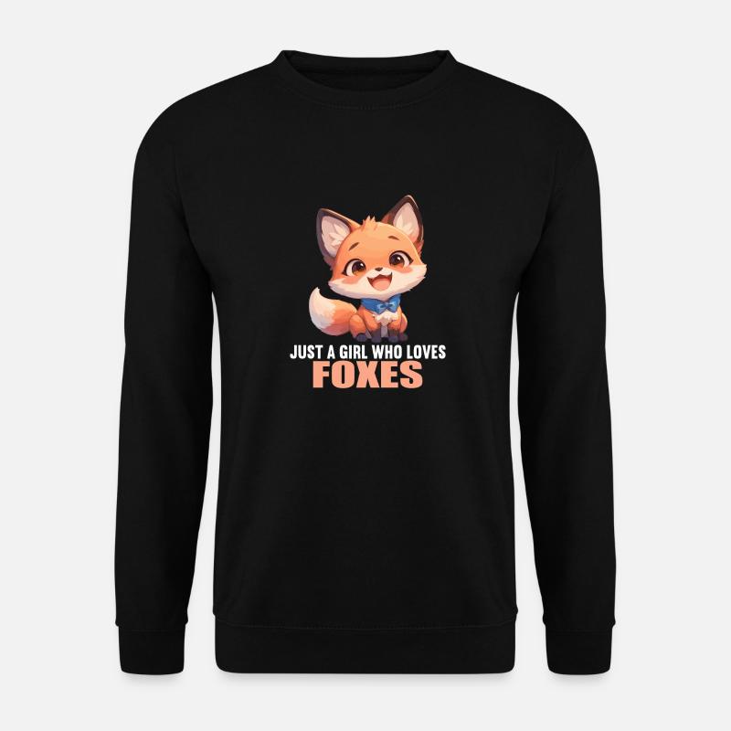 Foxes Fox - Unisex Sweatshirt - black