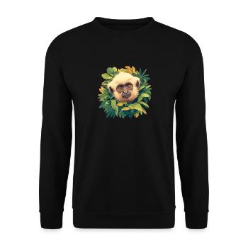Gibbons Gibbon - Unisex Pullover - Schwarz - Vorne - Alina (178cm) & Michal (187cm)