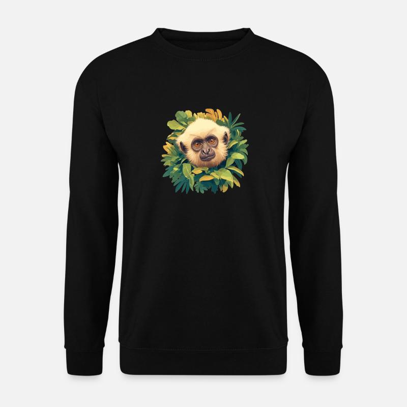 Gibbons Gibbon - Unisex Sweatshirt - black