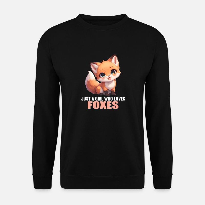 Füchse Fuchs - Unisex Pullover - Schwarz