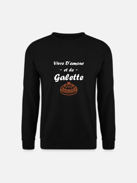 Galette - Sweat-shirt Unisexe - noir