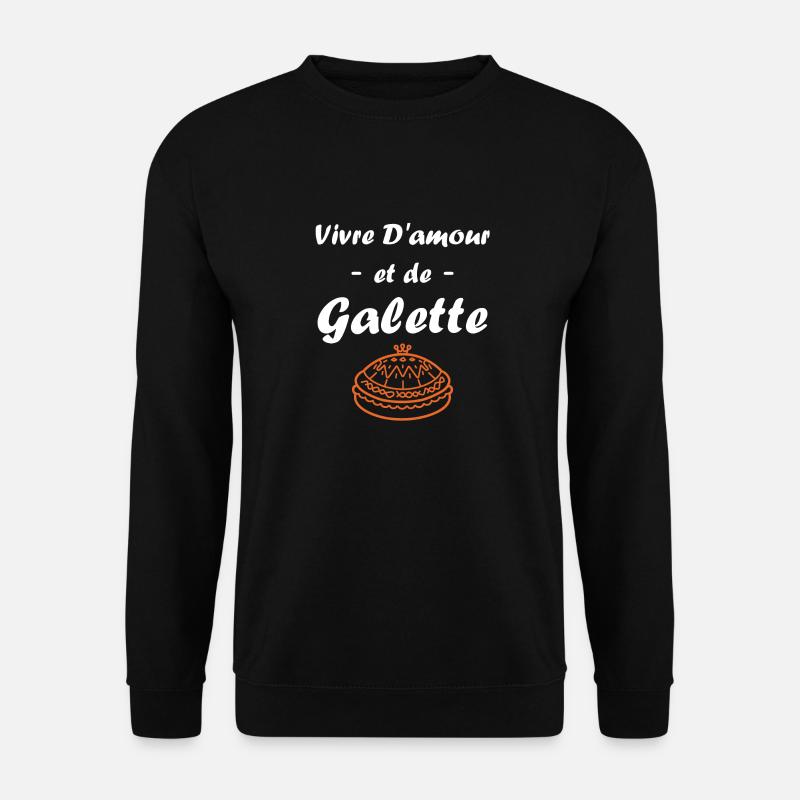 Pfannkuchen - Unisex Pullover - Schwarz