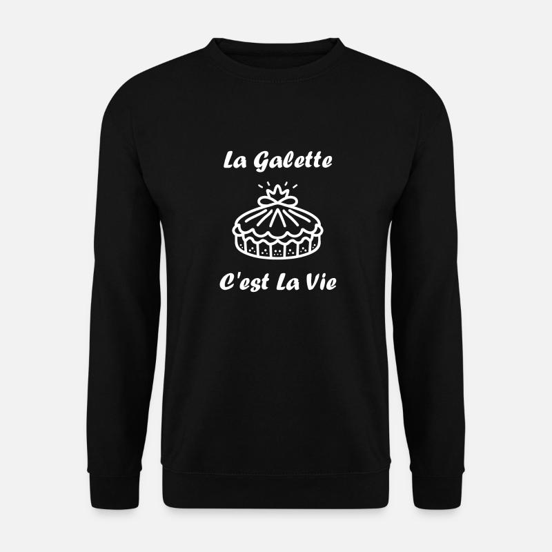 Pfannkuchen - Unisex Pullover - Schwarz