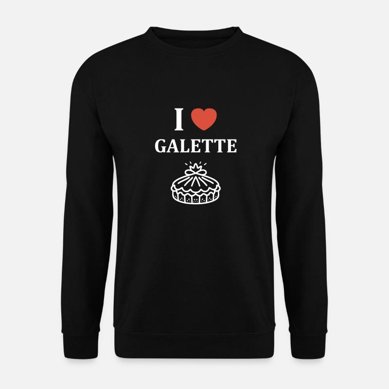Pfannkuchen - Unisex Pullover - Schwarz