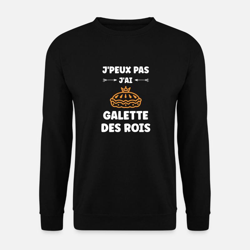 Pfannkuchen - Unisex Pullover - Schwarz