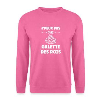 Galette - Sweat-shirt Unisexe - rose - Devant