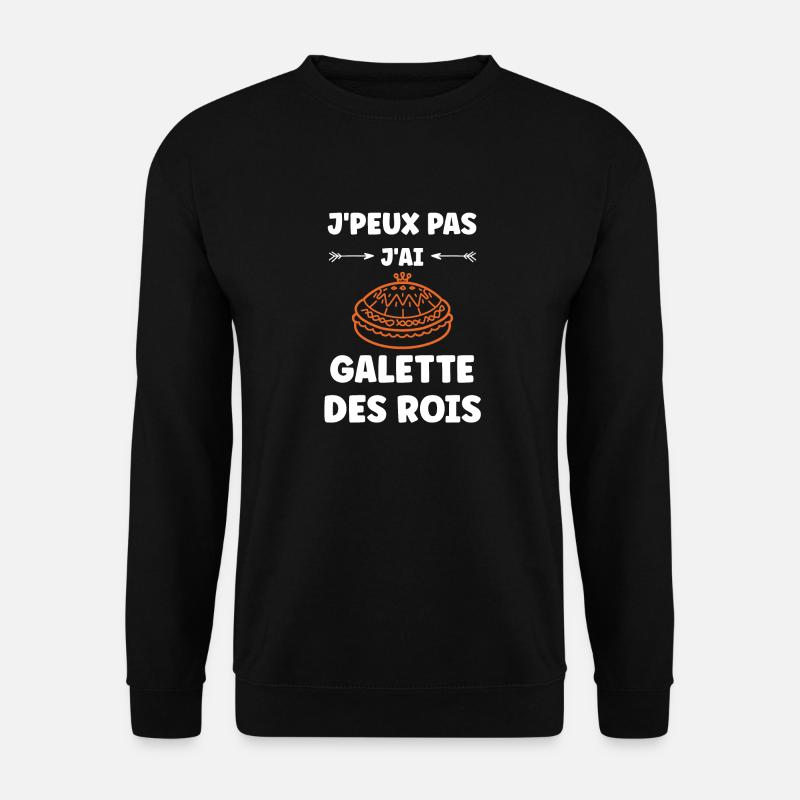 Pfannkuchen - Unisex Pullover - Schwarz